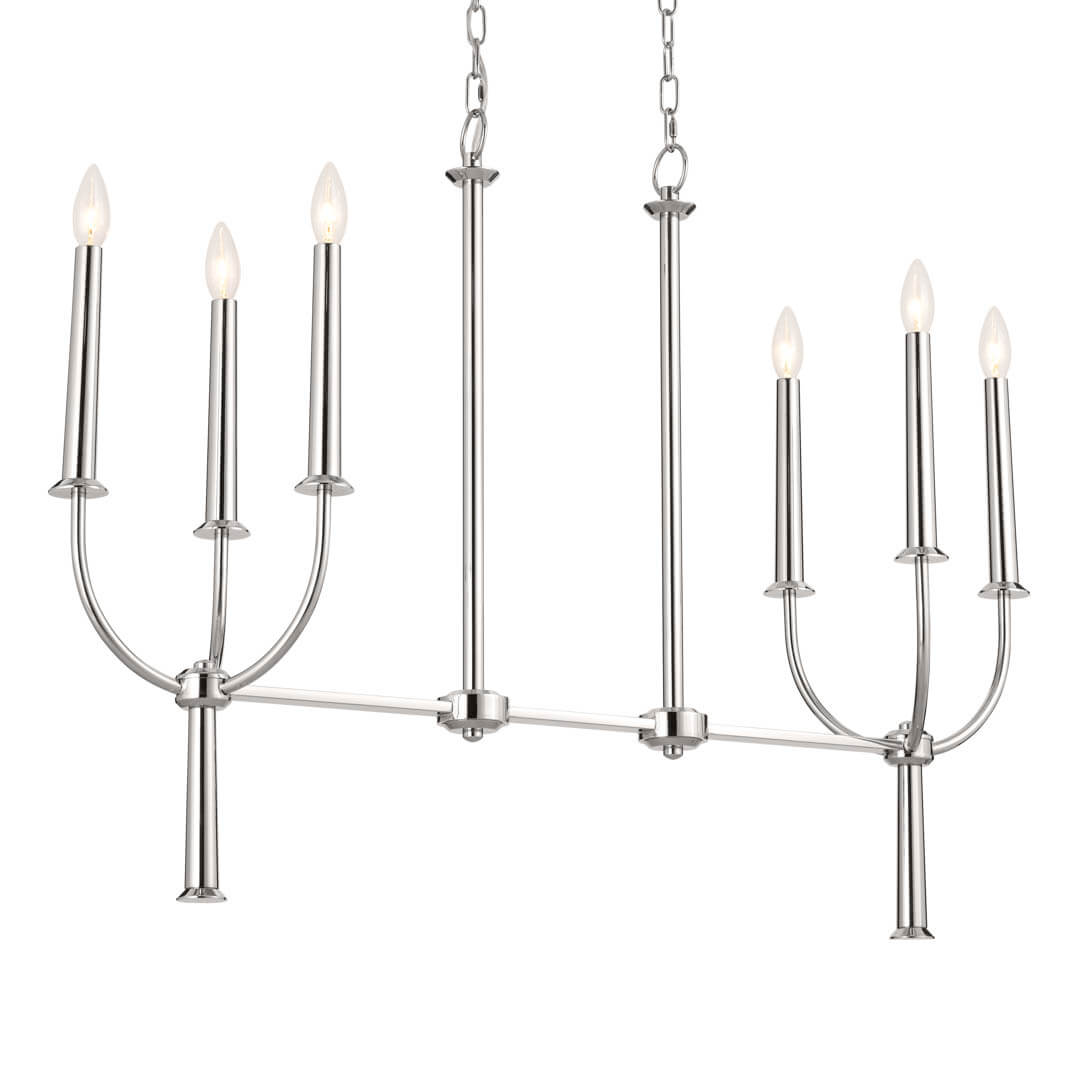 KICHLER, FLORENCE CHANDELIER, LINEAR LIGHT