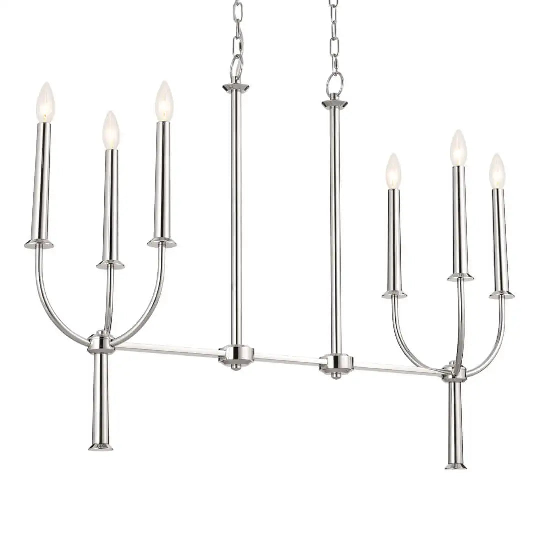 KICHLER, FLORENCE CHANDELIER, LINEAR LIGHT