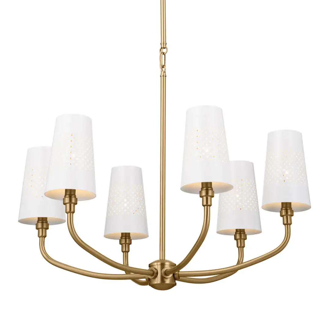 KICHLER, ADEENA CHANDELIER, LINEAR LIGHT