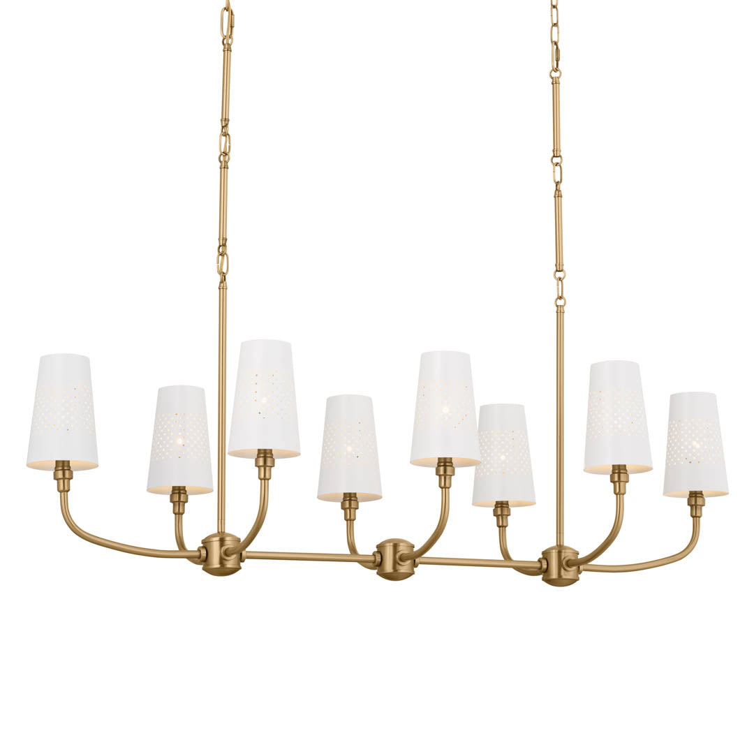 KICHLER, ADEENA CHANDELIER, LINEAR LIGHT