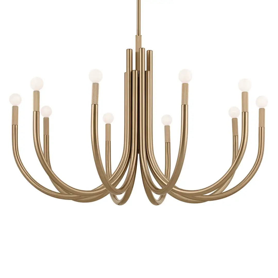 KICHLER, ODENSA CHANDELIER, PENDANT LIGHT
