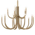 KICHLER, ODENSA CHANDELIER, PENDANT LIGHT