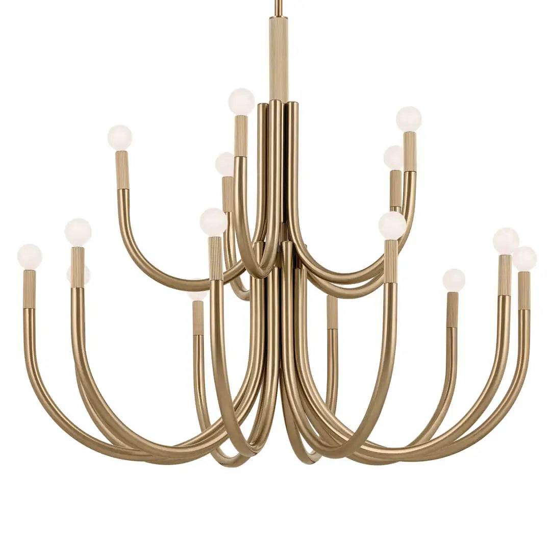 KICHLER, ODENSA CHANDELIER, PENDANT LIGHT