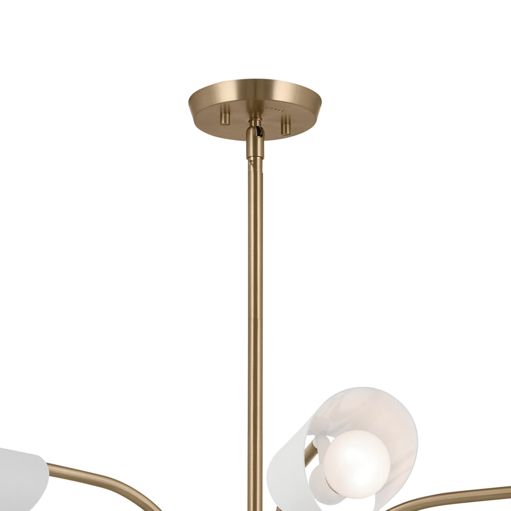 KICHLER, ARCUS CHANDELIER, CHANDELIER LIGHT