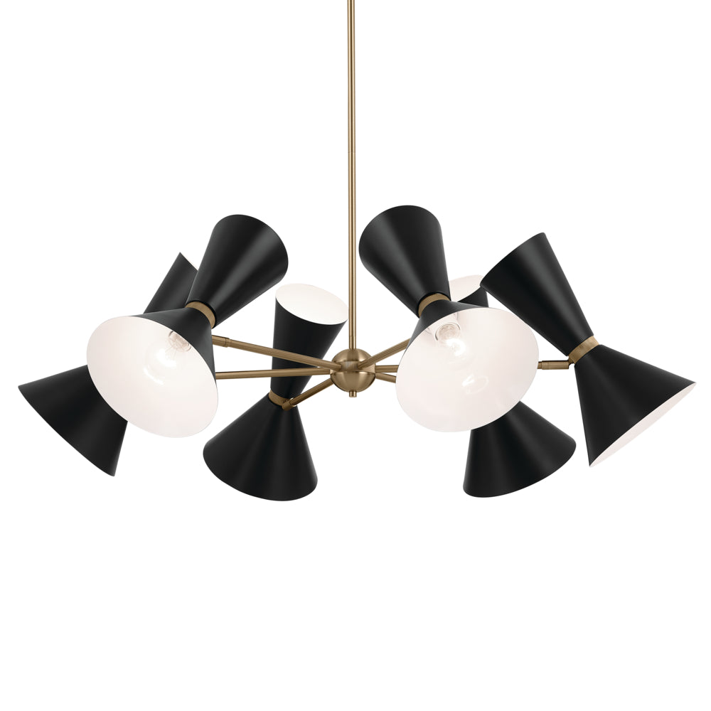 KICHLER, PHIX CHANDELIER, LINEAR LIGHT