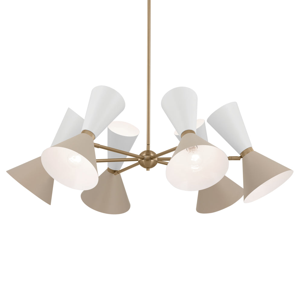 KICHLER, PHIX CHANDELIER, LINEAR LIGHT