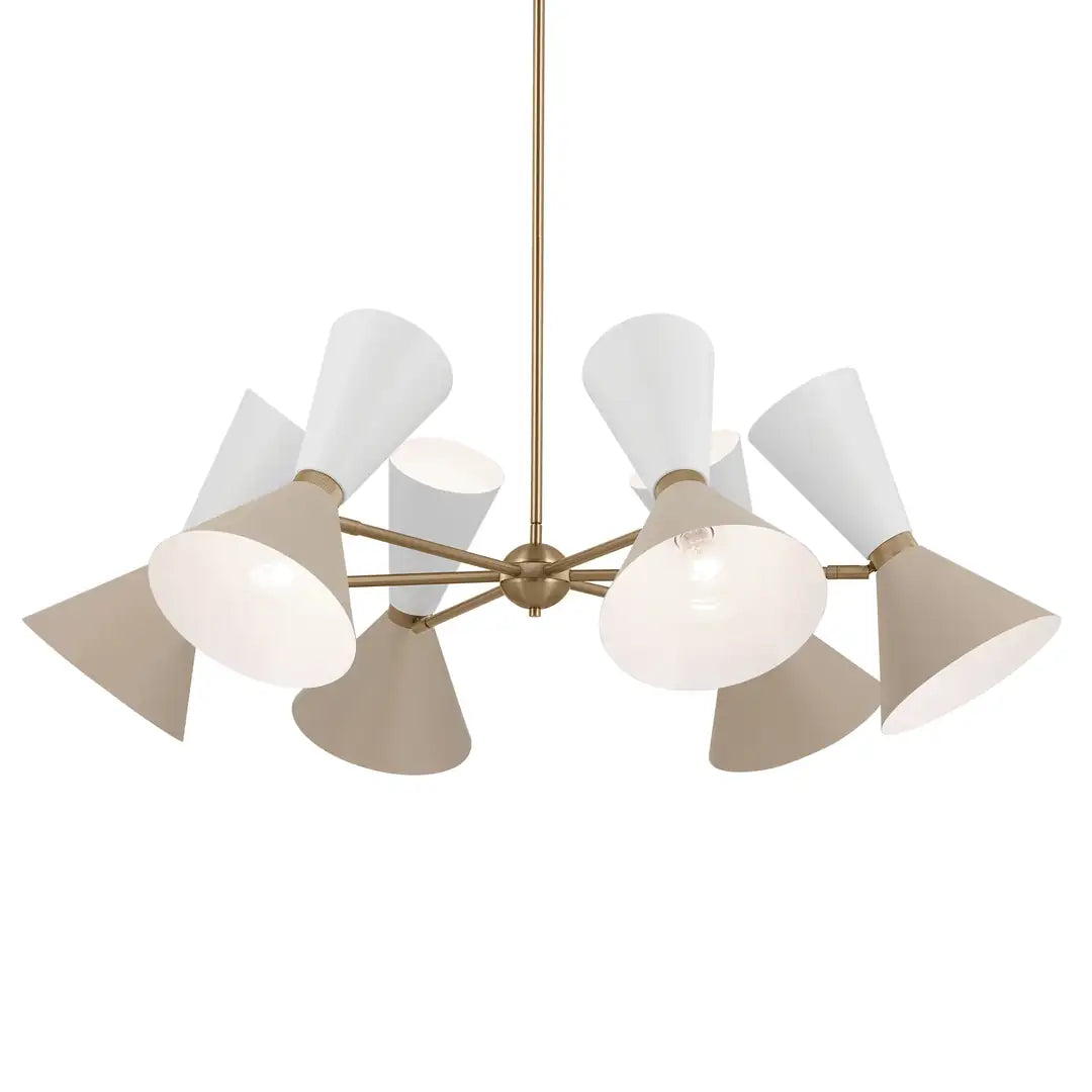KICHLER, PHIX CHANDELIER, LINEAR LIGHT