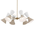 KICHLER, PHIX CHANDELIER, LINEAR LIGHT