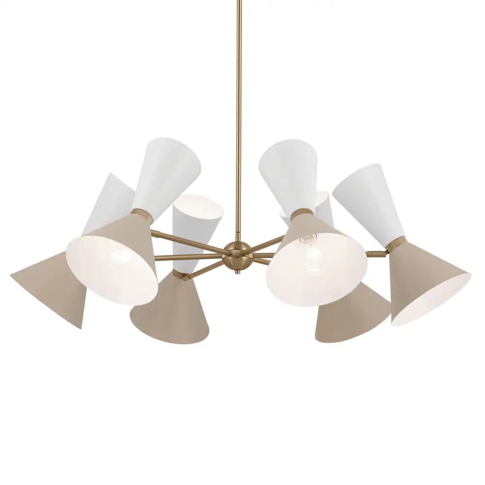 KICHLER, PHIX CHANDELIER, LINEAR LIGHT