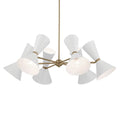 KICHLER, PHIX CHANDELIER, LINEAR LIGHT