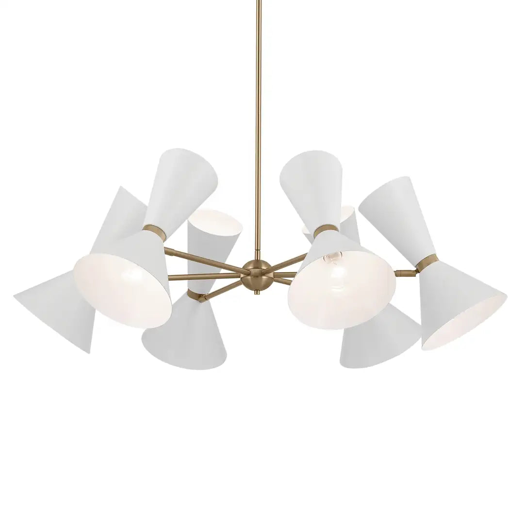 KICHLER, PHIX CHANDELIER, LINEAR LIGHT