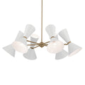 KICHLER, PHIX CHANDELIER, LINEAR LIGHT
