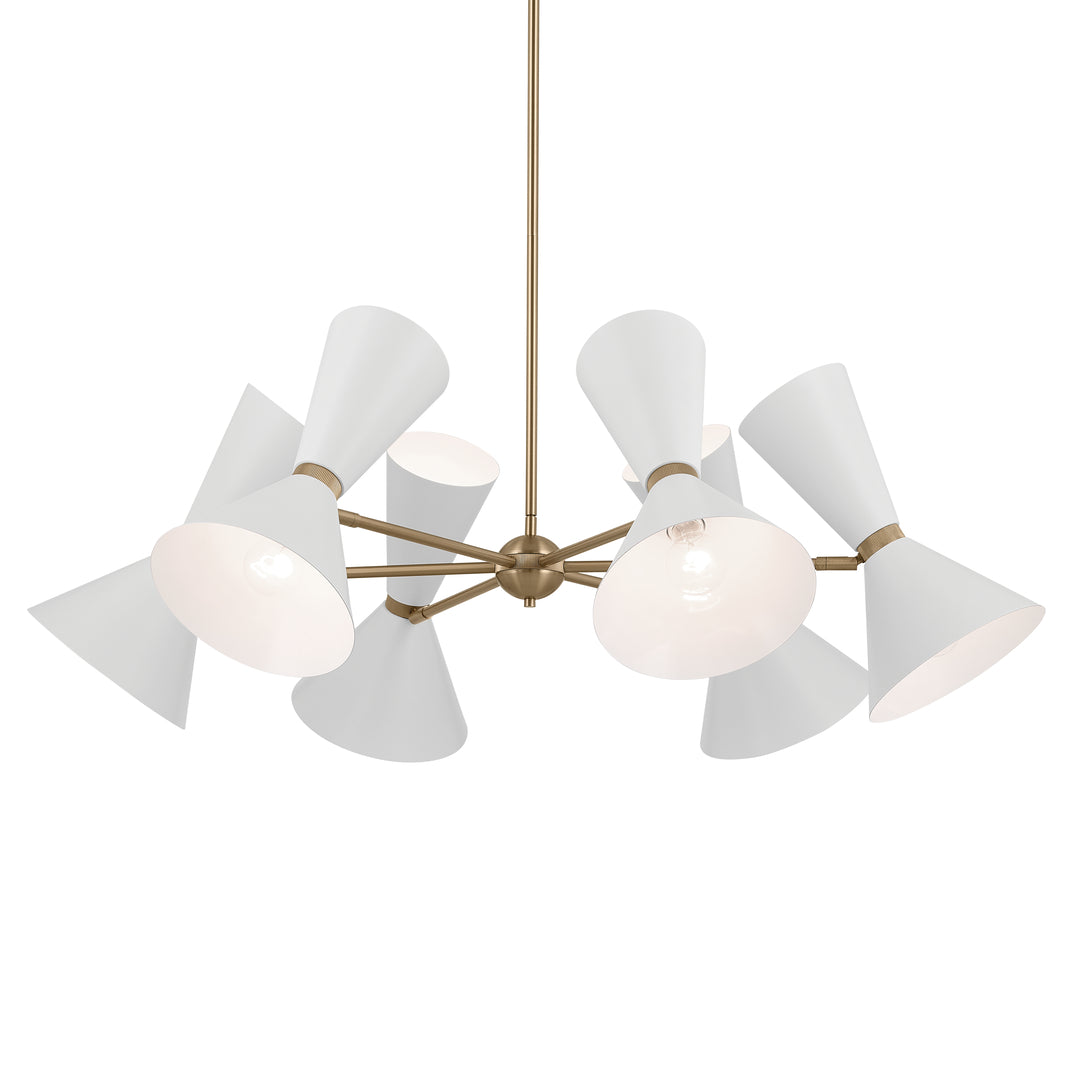 KICHLER, PHIX CHANDELIER, LINEAR LIGHT