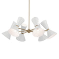 KICHLER, PHIX CHANDELIER, LINEAR LIGHT