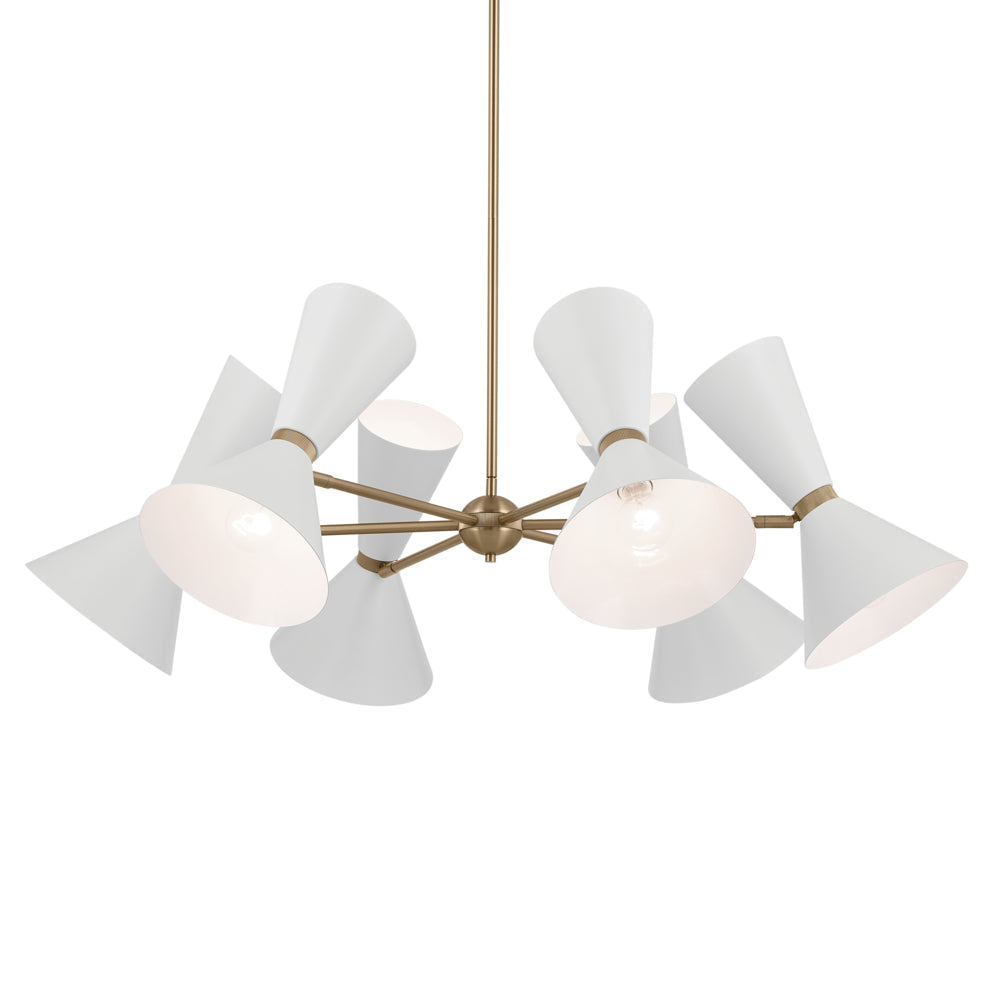 KICHLER, PHIX CHANDELIER, LINEAR LIGHT