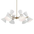 KICHLER, PHIX CHANDELIER, LINEAR LIGHT