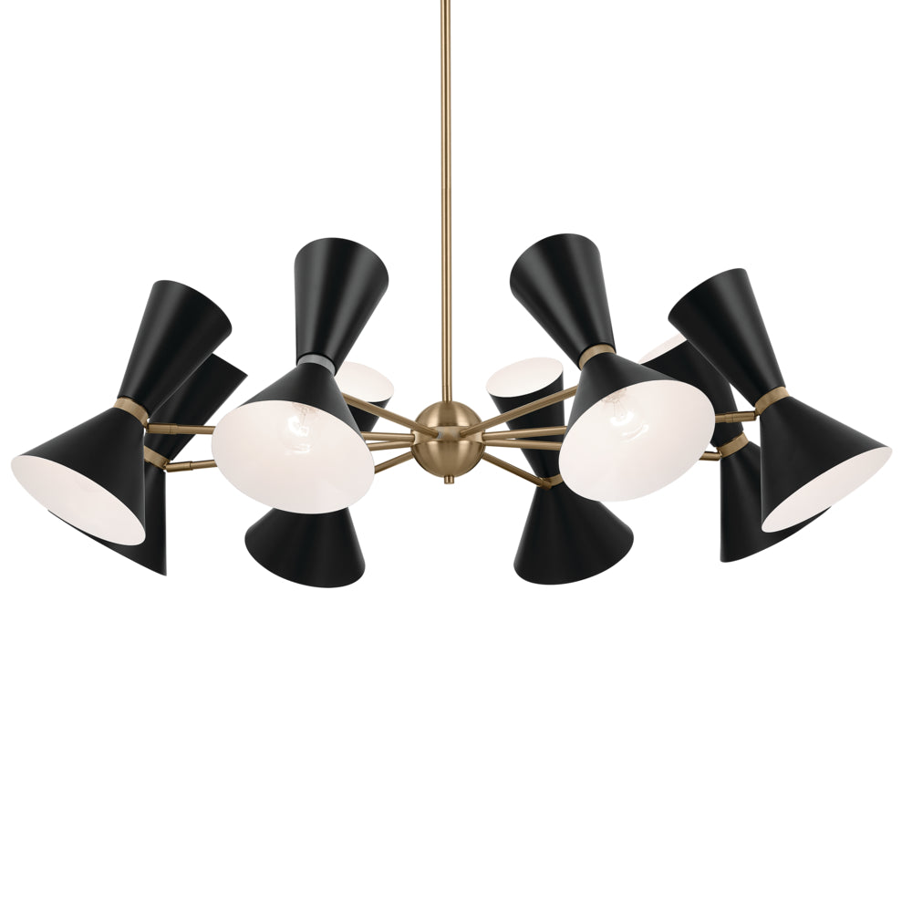 KICHLER, PHIX CHANDELIER, LINEAR LIGHT