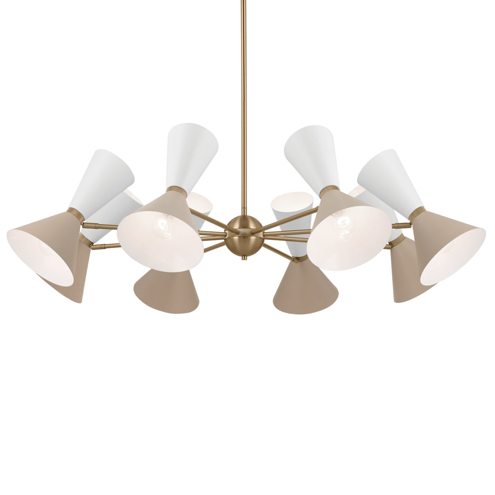 KICHLER, PHIX CHANDELIER, LINEAR LIGHT
