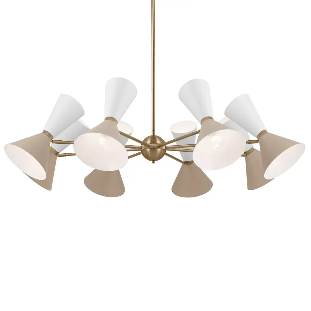 KICHLER, PHIX CHANDELIER, LINEAR LIGHT