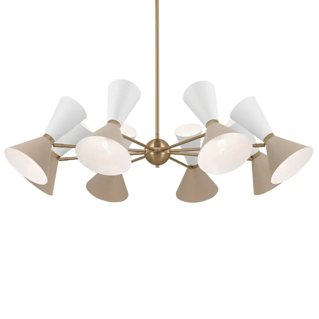 KICHLER, PHIX CHANDELIER, LINEAR LIGHT