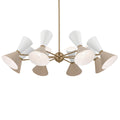 KICHLER, PHIX CHANDELIER, LINEAR LIGHT