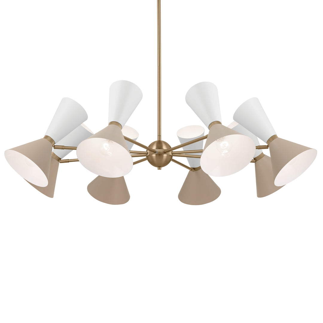 KICHLER, PHIX CHANDELIER, LINEAR LIGHT