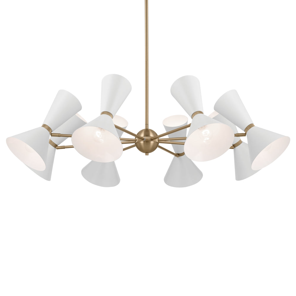 KICHLER, PHIX CHANDELIER, LINEAR LIGHT