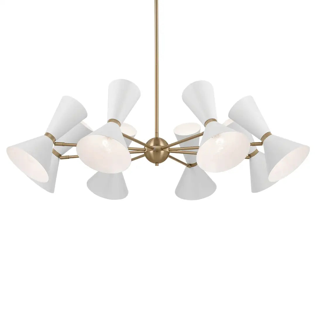 KICHLER, PHIX CHANDELIER, LINEAR LIGHT