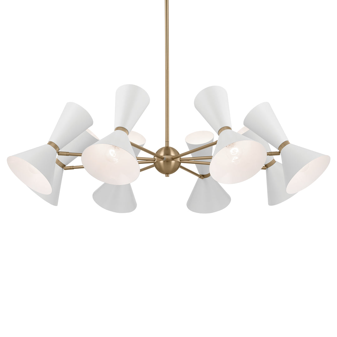 KICHLER, PHIX CHANDELIER, LINEAR LIGHT