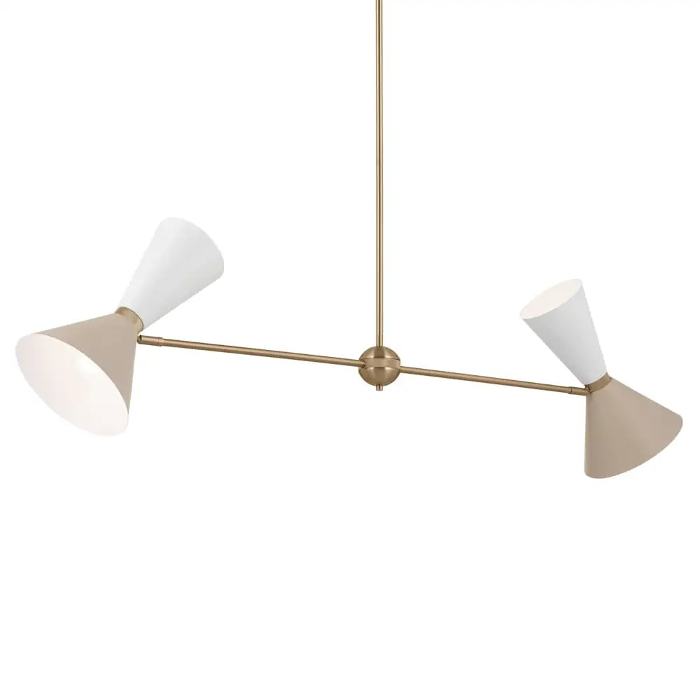 KICHLER, PHIX CHANDELIER, LINEAR LIGHT