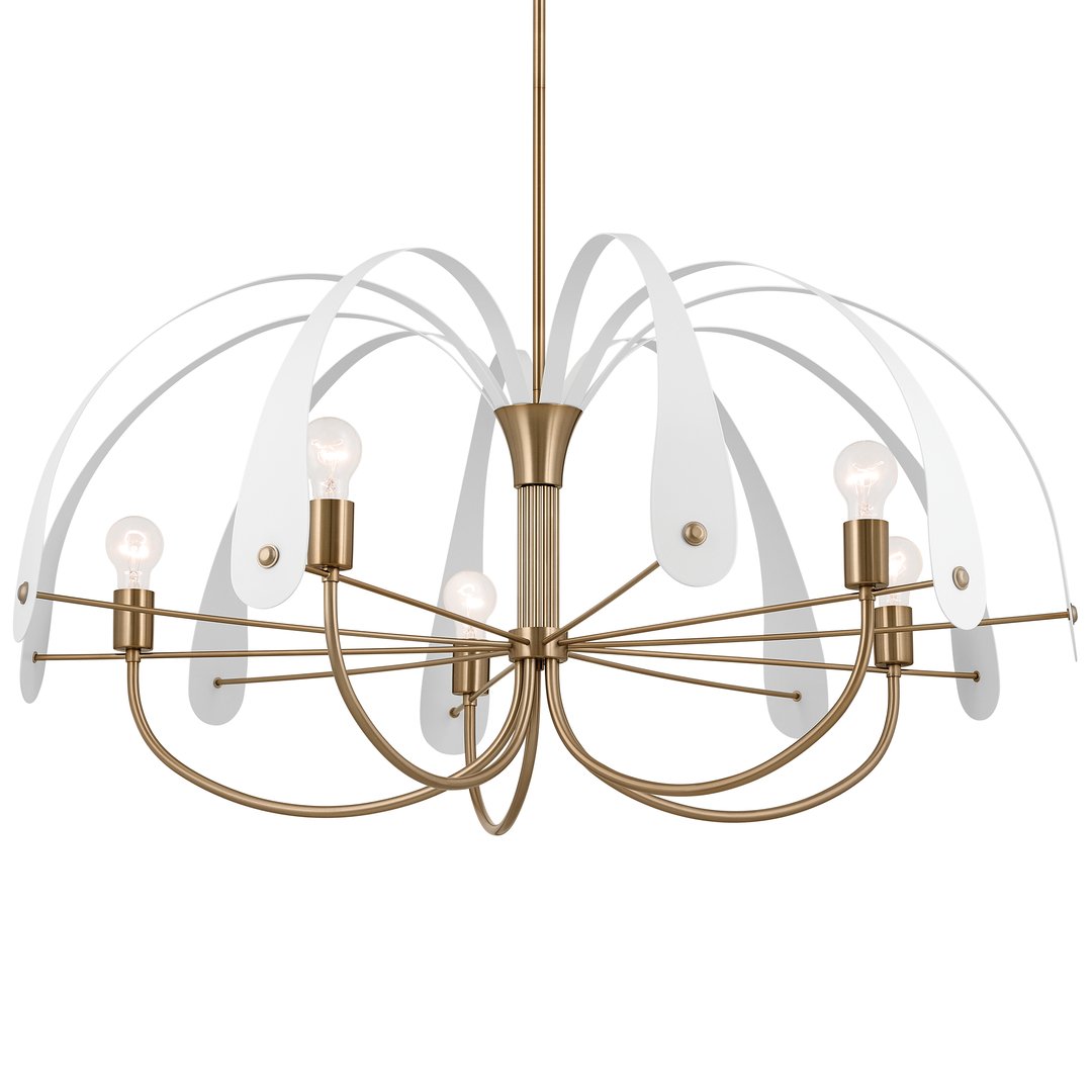 KICHLER, PETAL CHANDELIER, CHANDELIER LIGHT