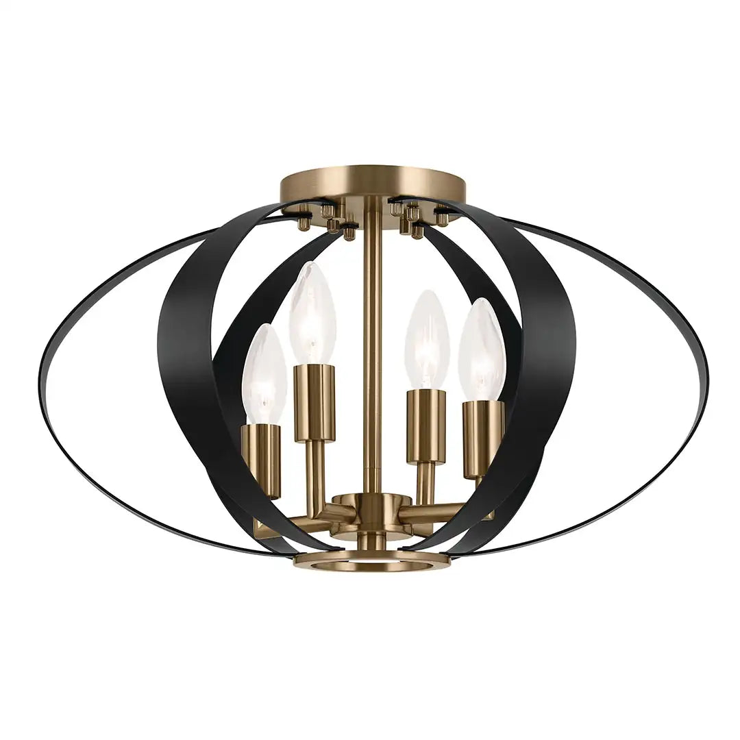 KICHLER, CECIL CEILING LIGHTS, SEMI FLUSH MOUNT LIGHT