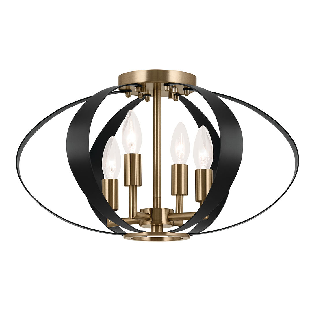 KICHLER, CECIL CEILING LIGHTS, SEMI FLUSH MOUNT LIGHT