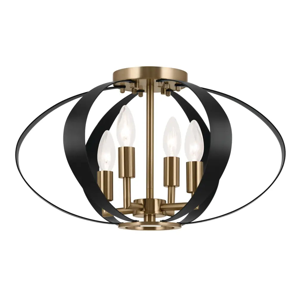 KICHLER, CECIL CEILING LIGHTS, SEMI FLUSH MOUNT LIGHT