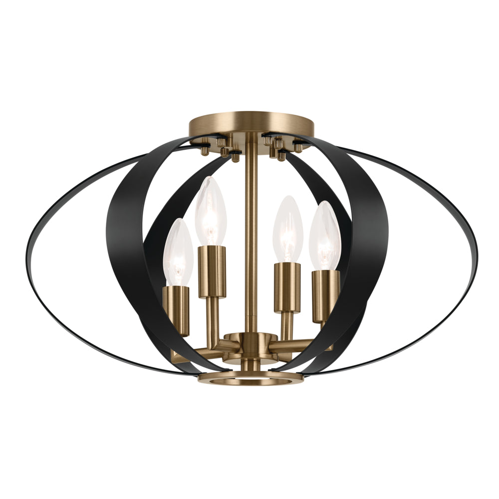 KICHLER, CECIL CEILING LIGHTS, SEMI FLUSH MOUNT LIGHT