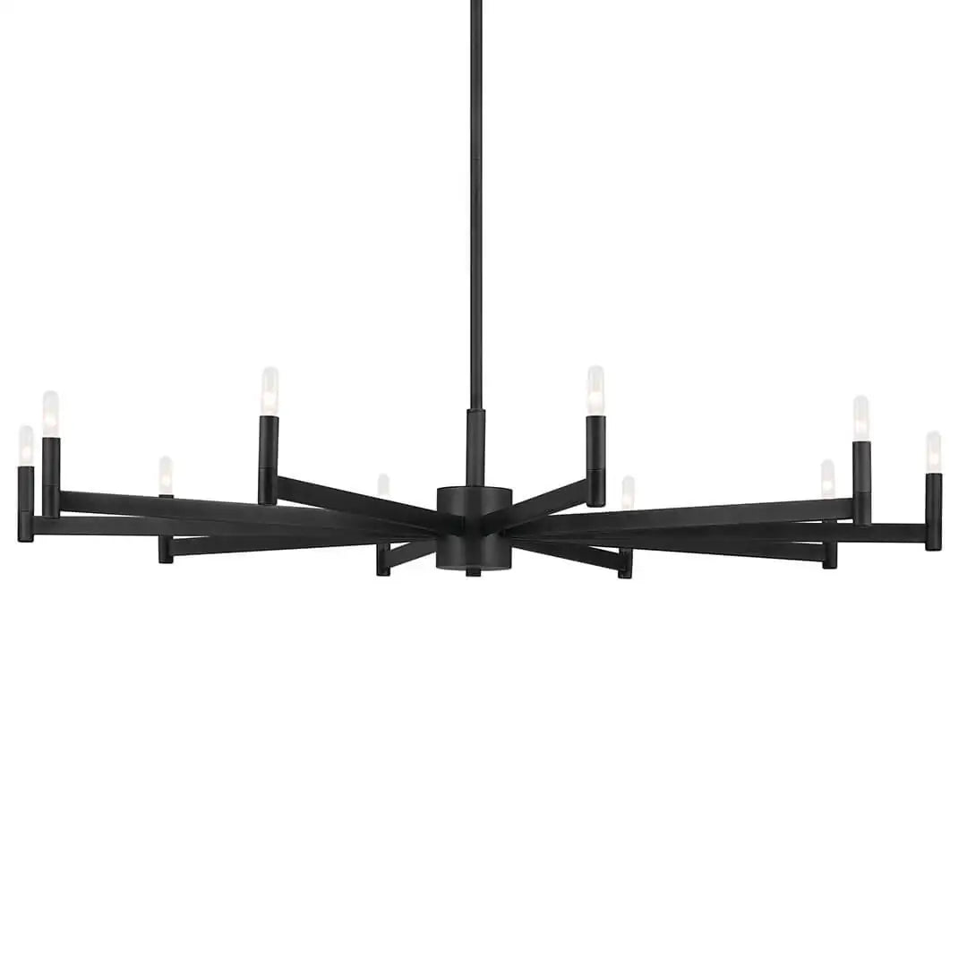 KICHLER, ERZO CHANDELIER, LINEAR LIGHT
