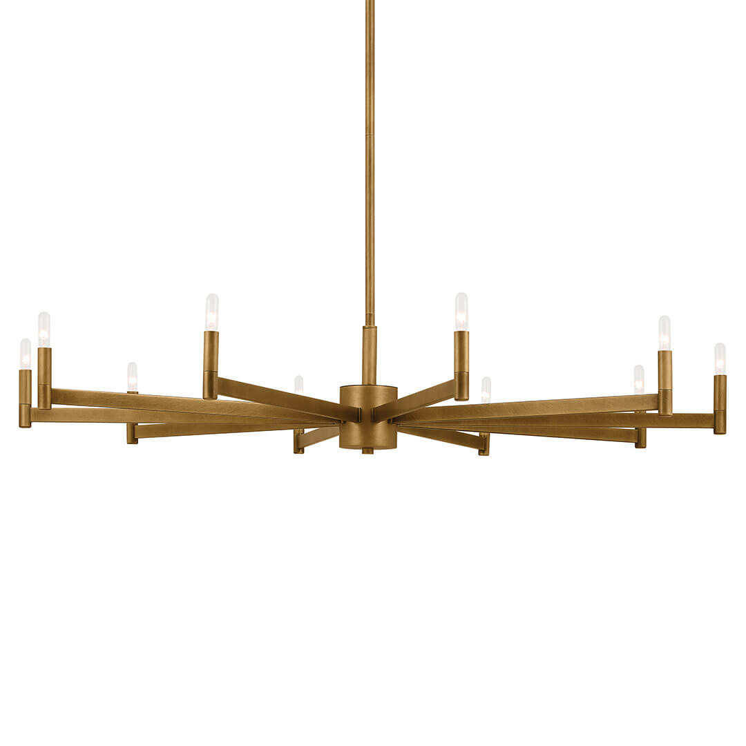 KICHLER, ERZO CHANDELIER, LINEAR LIGHT