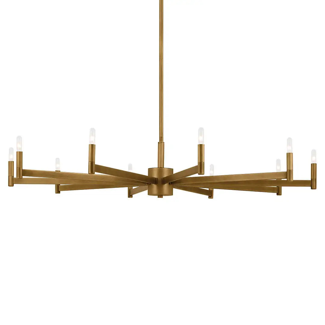 KICHLER, ERZO CHANDELIER, LINEAR LIGHT
