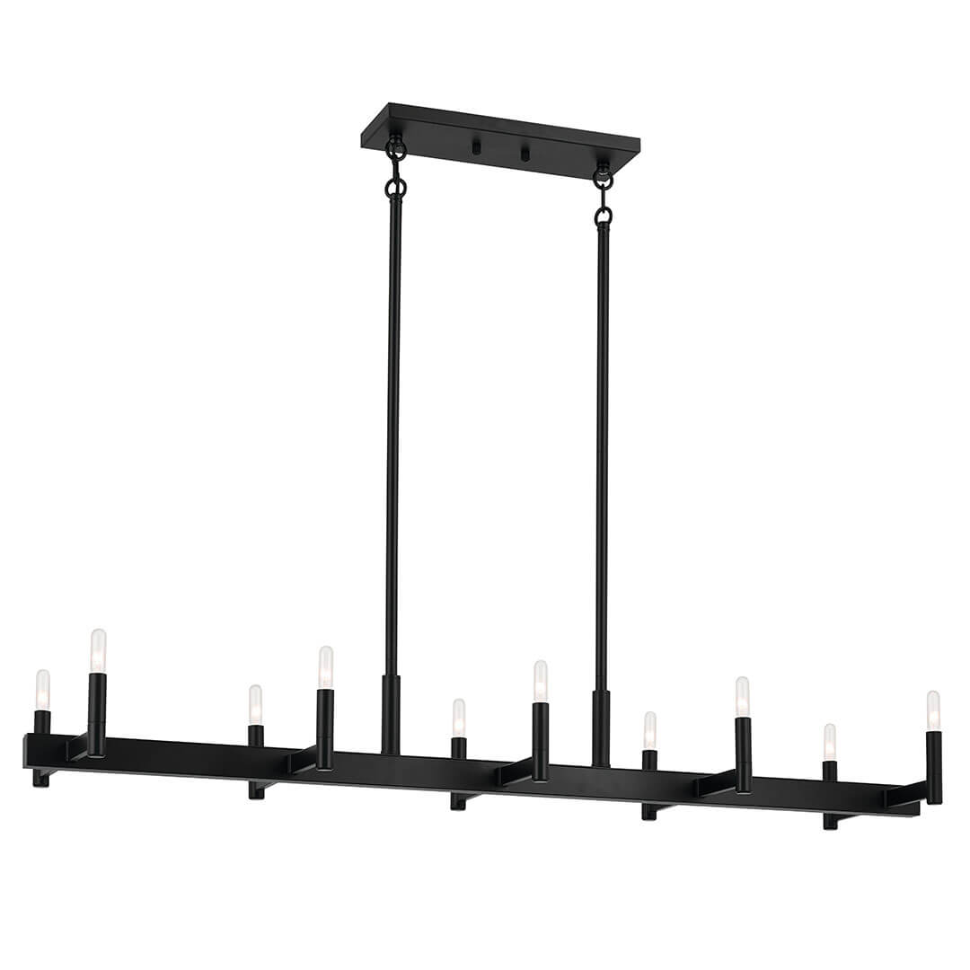 KICHLER, ERZO CHANDELIER, LINEAR LIGHT