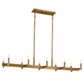 KICHLER, ERZO CHANDELIER, LINEAR LIGHT