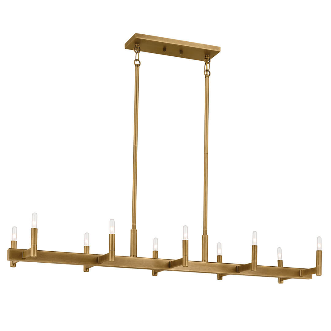 KICHLER, ERZO CHANDELIER, LINEAR LIGHT