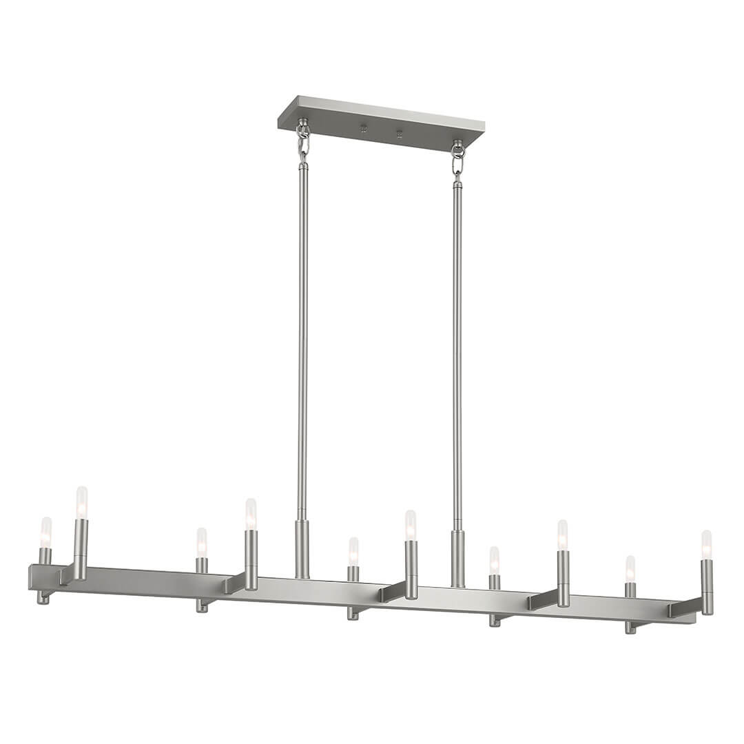 KICHLER, ERZO CHANDELIER, LINEAR LIGHT