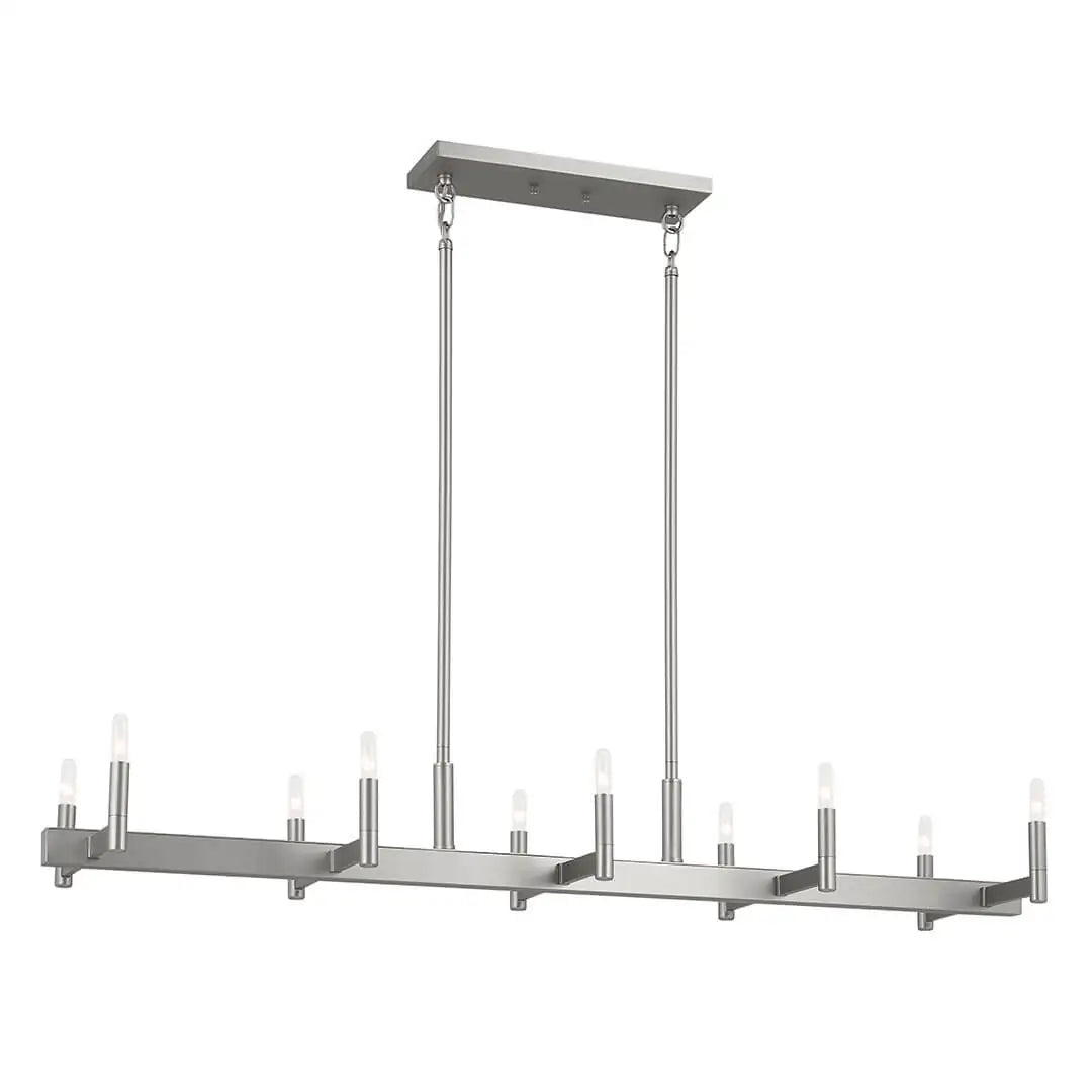 KICHLER, ERZO CHANDELIER, LINEAR LIGHT