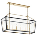 KICHLER, DELVIN CHANDELIER, LINEAR LIGHT