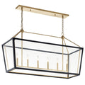 KICHLER, DELVIN CHANDELIER, LINEAR LIGHT