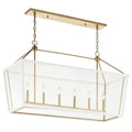 KICHLER, DELVIN CHANDELIER, LINEAR LIGHT