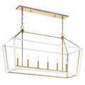 KICHLER, DELVIN CHANDELIER, LINEAR LIGHT