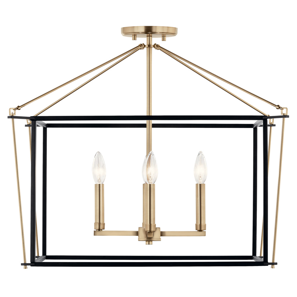 KICHLER, EISLEY CEILING LIGHTS, SEMI FLUSH MOUNT LIGHT