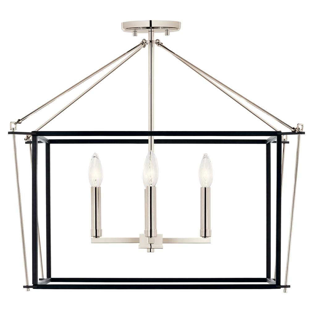 KICHLER, EISLEY CEILING LIGHTS, SEMI FLUSH MOUNT LIGHT