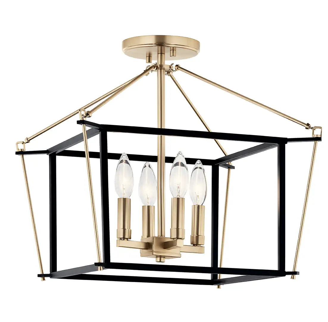 KICHLER, EISLEY CEILING LIGHTS, SEMI FLUSH MOUNT LIGHT